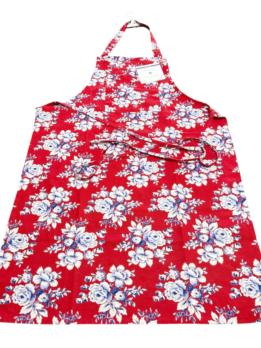 NEW April Cornell FLORAL WILLA ROSE Design Chef’s Apron with Front Pocket